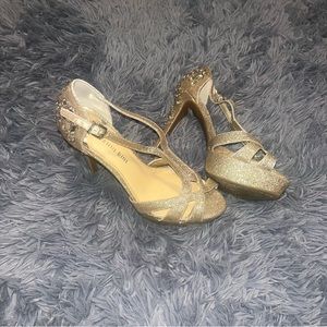 Dress Pump Gold Sparkly Gianni Bini Women’s shoes size 7